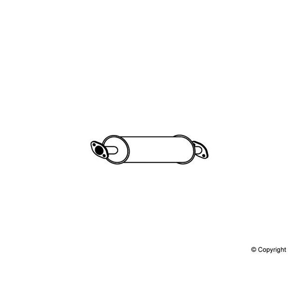 Op Parts Muffler, 25125021 25125021 - main